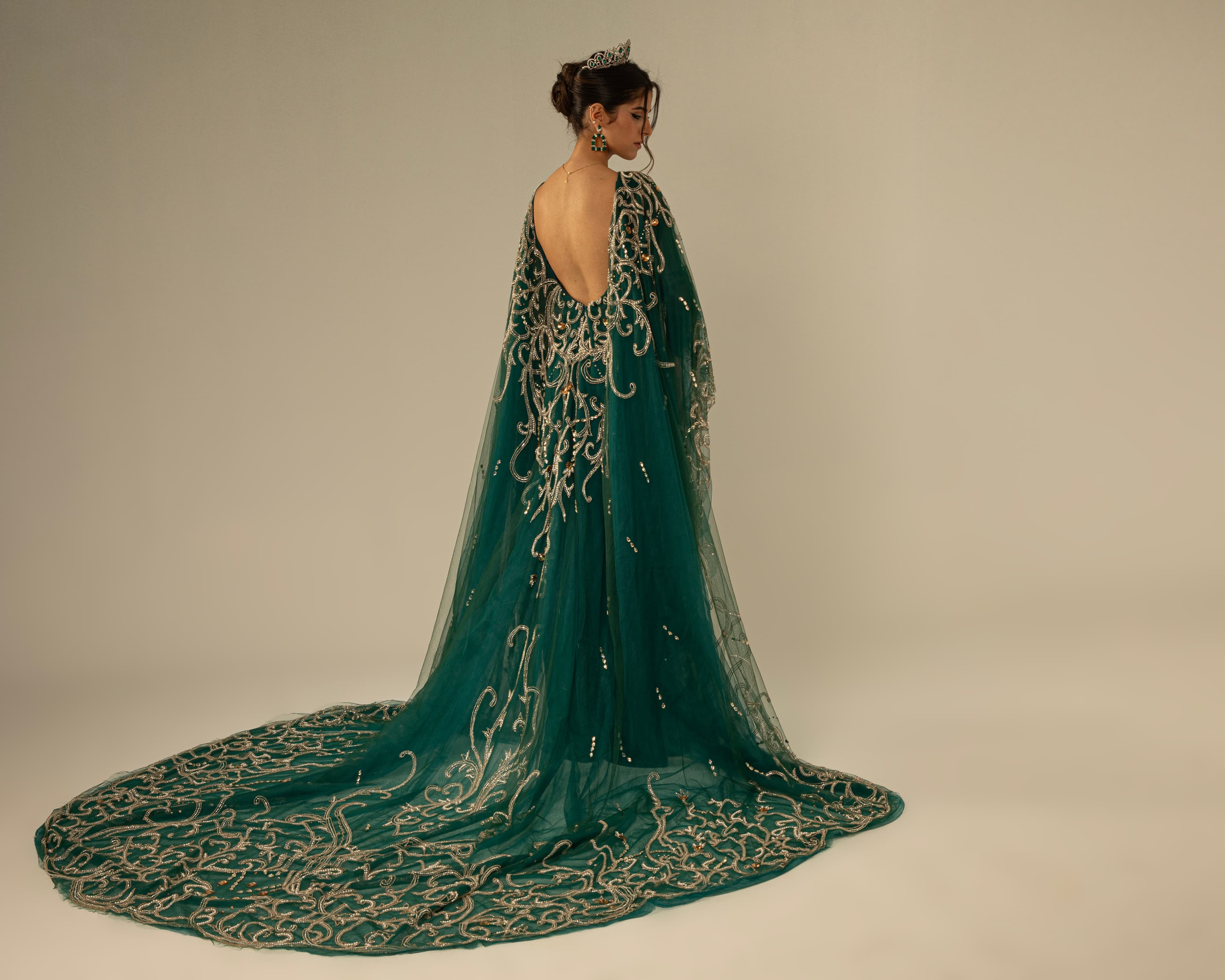 Emerald Enchantress Gown image 3