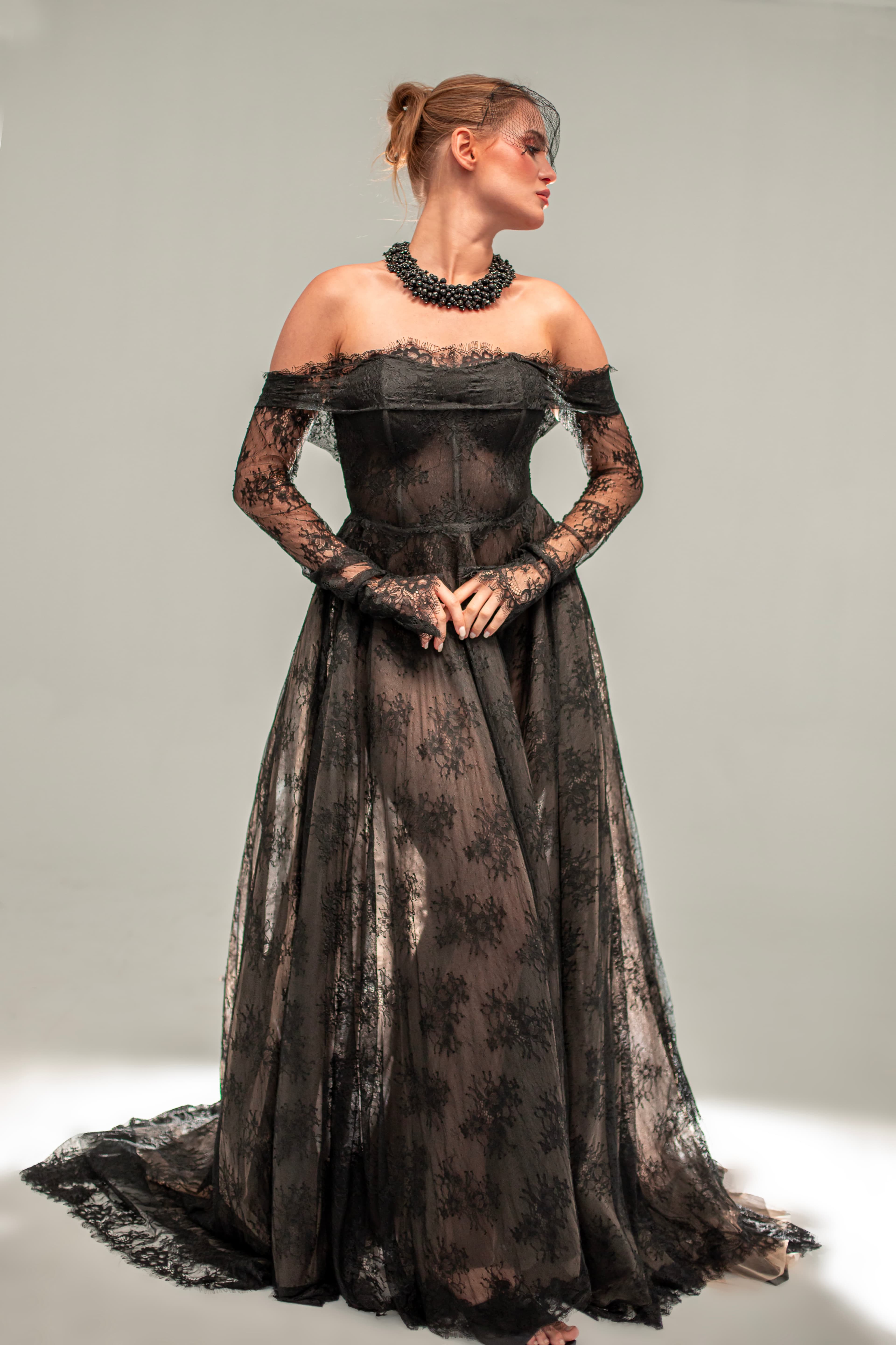 Noir Reverie Gown image 3
